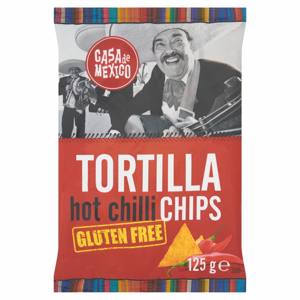 Zdjęcia - Casa de Mexico Tortilla hot chilli chips Bezglutenowe chipsy kukurydziane 125 g