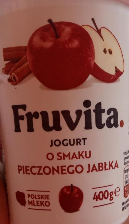 Zdjęcia - Jogurt o smaku pieczonego jabłka FruVita
