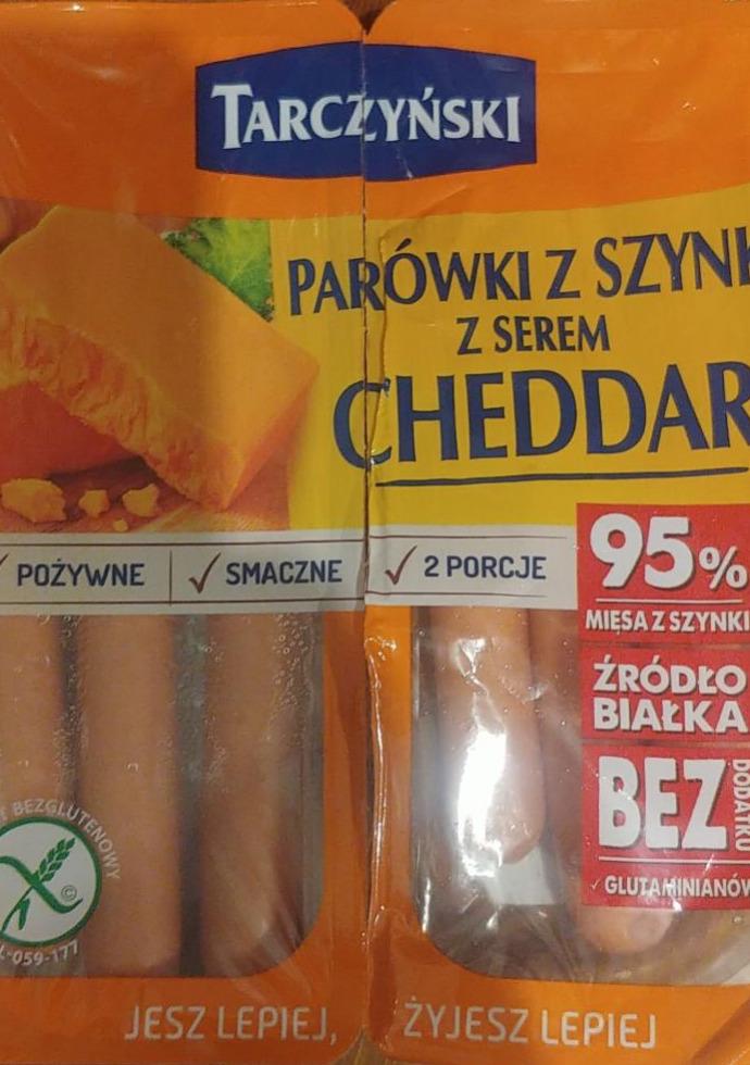 Zdjęcia - Parówki z szynki z serem cheddar Tarczyński