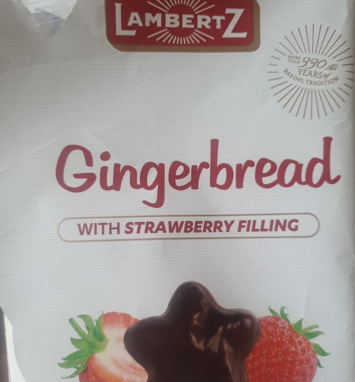 Zdjęcia - Gingerbread with strawberry filling Lambertz