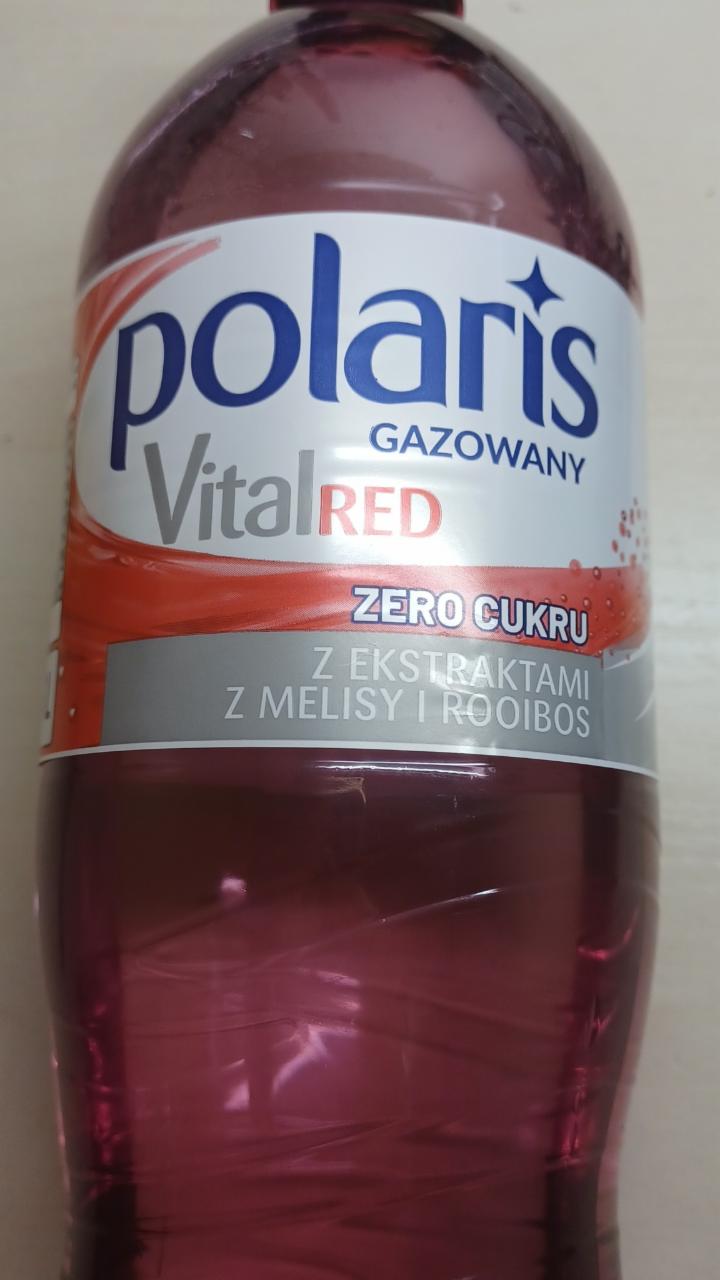 Zdjęcia - Polaris gazowany VitalRED zero cukru z ekstraktami z melisy i rooibos