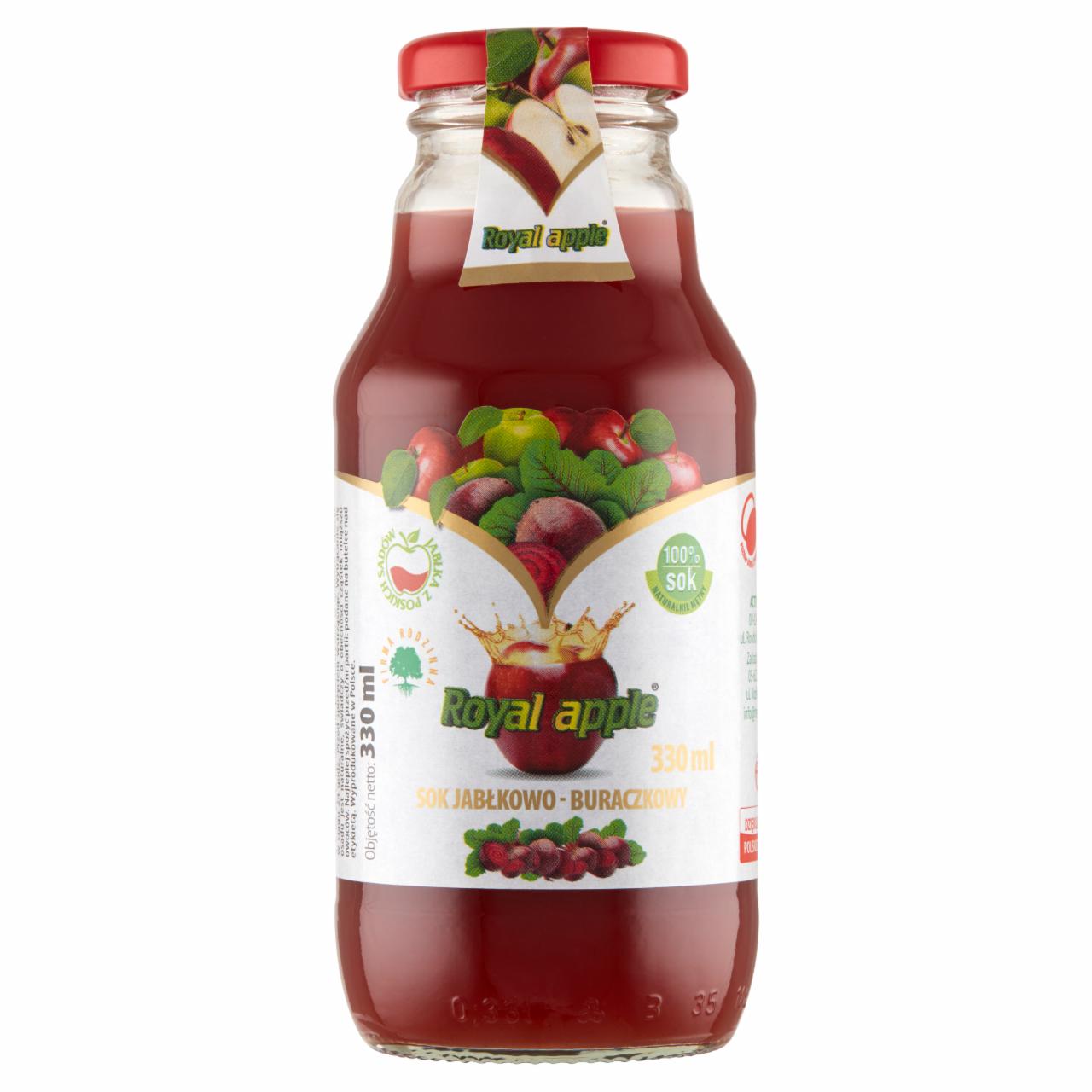 Zdjęcia - Royal apple Sok jabłkowo-buraczkowy 330 ml