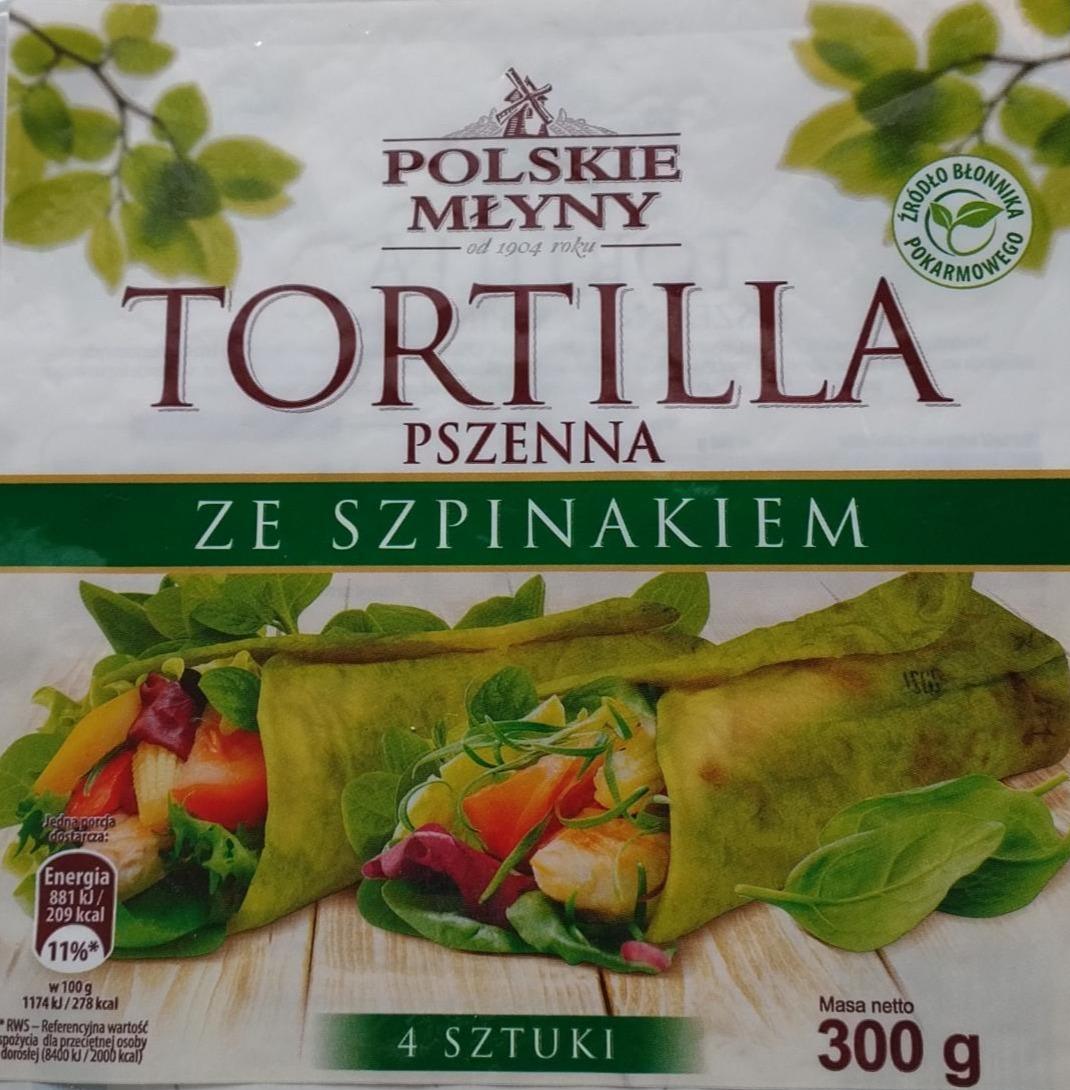 Zdjęcia - tortilla pszenna z szpiankiem