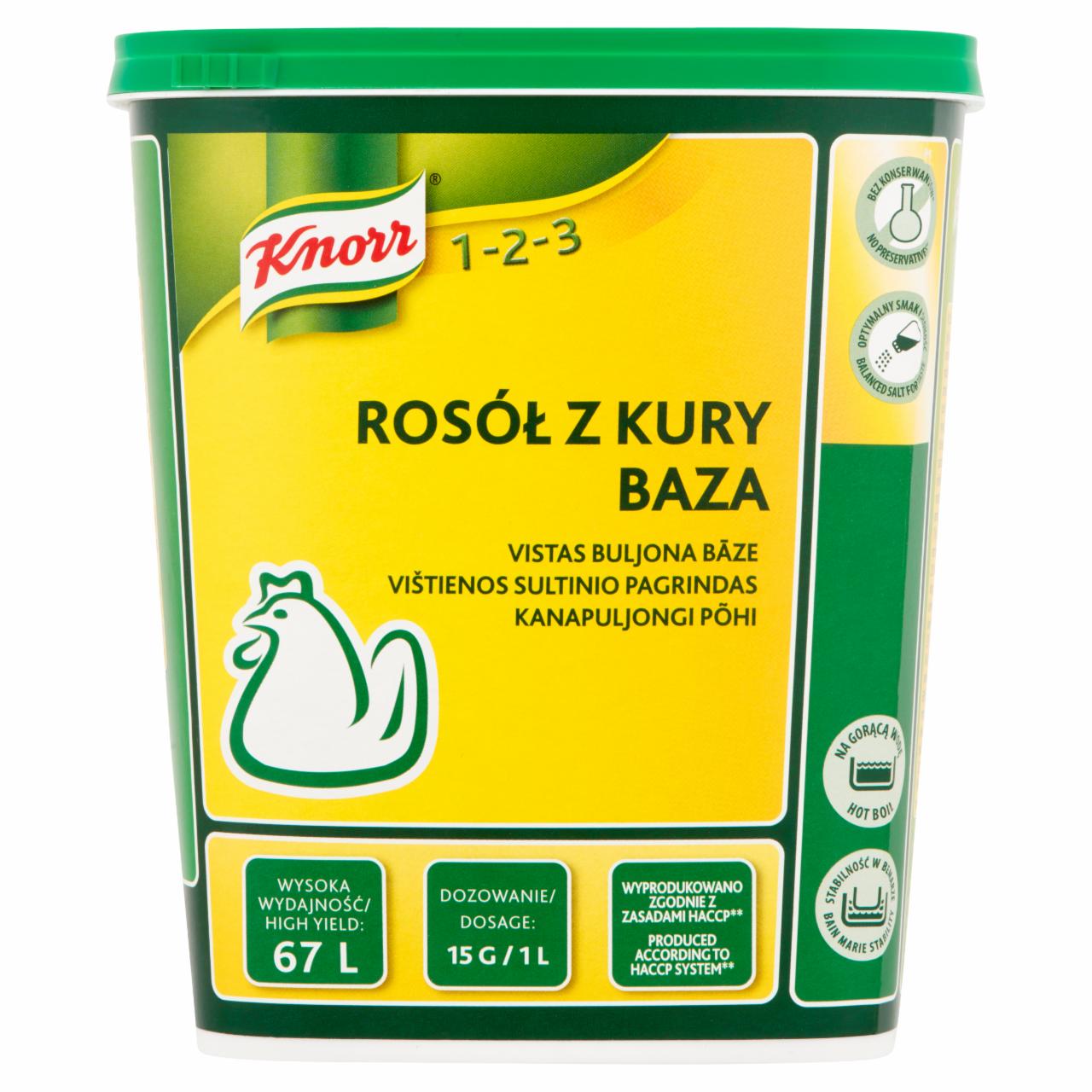 Zdjęcia - Knorr 1-2-3 Rosół z kury baza 1 kg