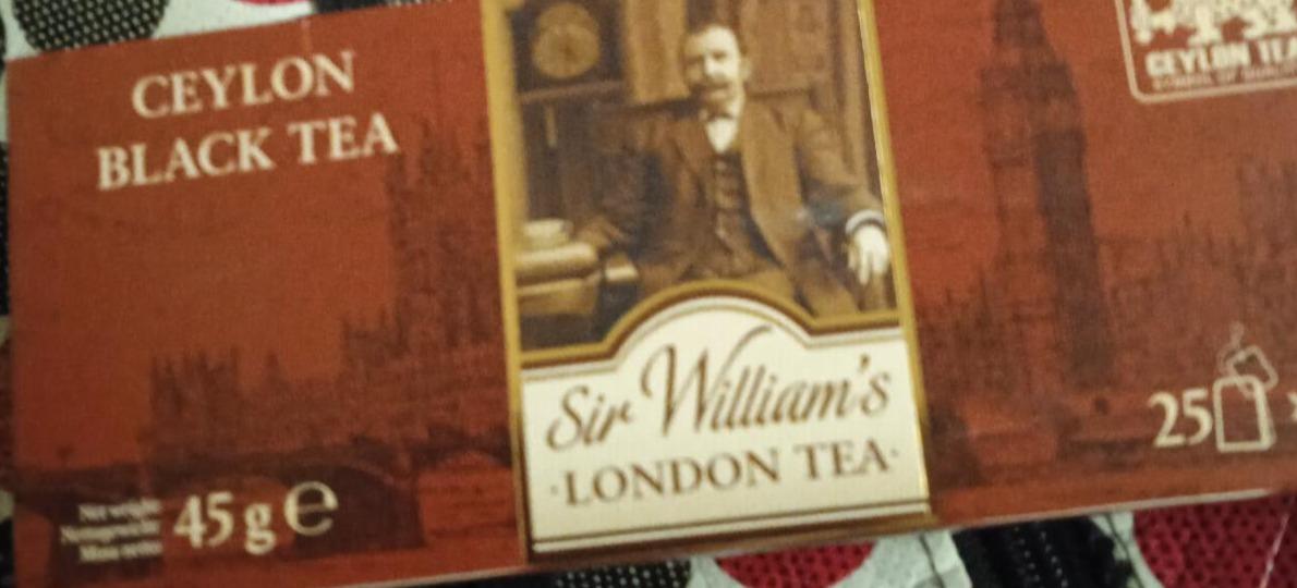 Zdjęcia - Sir William's London Tea Ceylon Black Tea