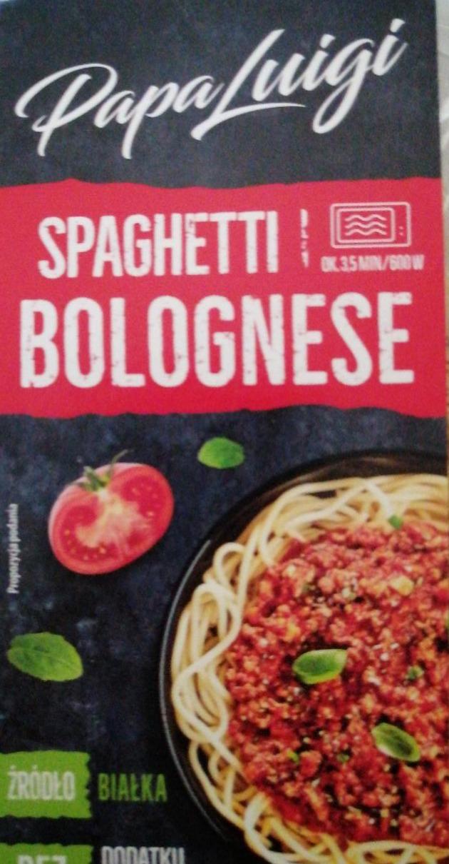 Zdjęcia - Spaghetti bolognese PapaLuigi
