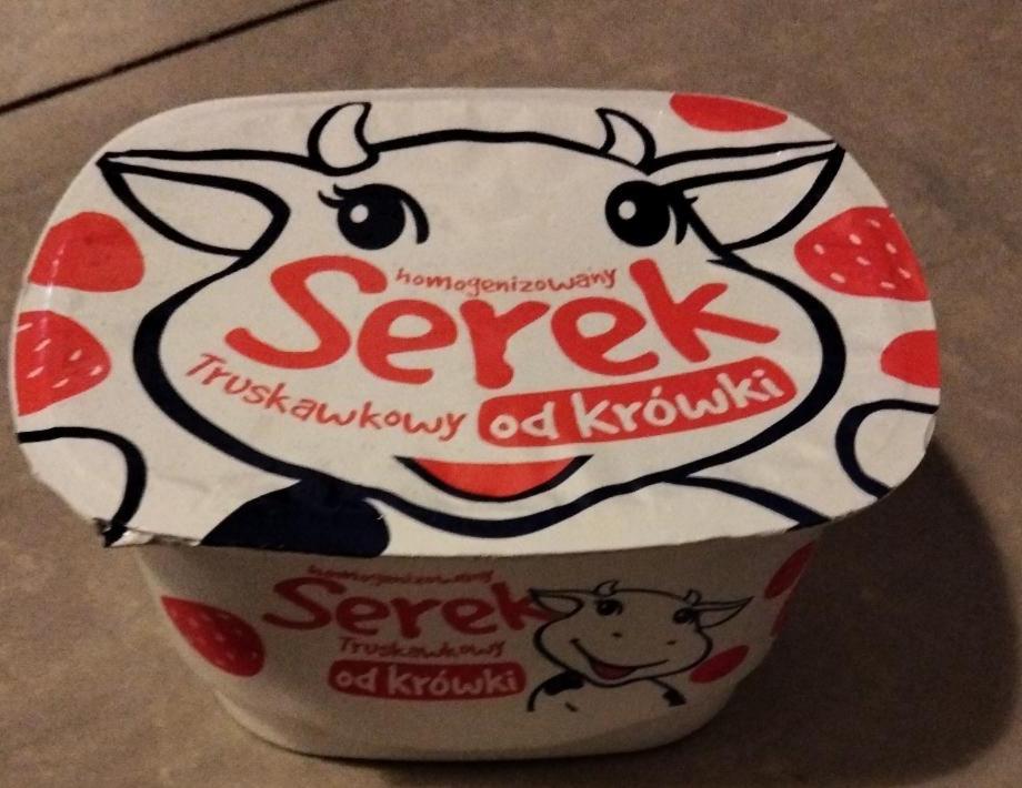 Zdjęcia - Serek truskawkowy od krówki