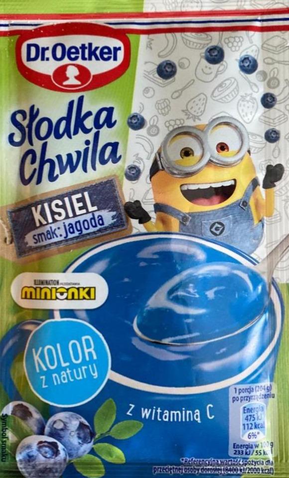 Zdjęcia - Słodka Chwila Kisiel smak jagoda Dr. Oetker