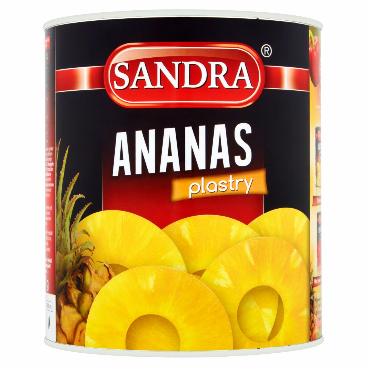 Zdjęcia - Sandra Ananas plastry 3050 g