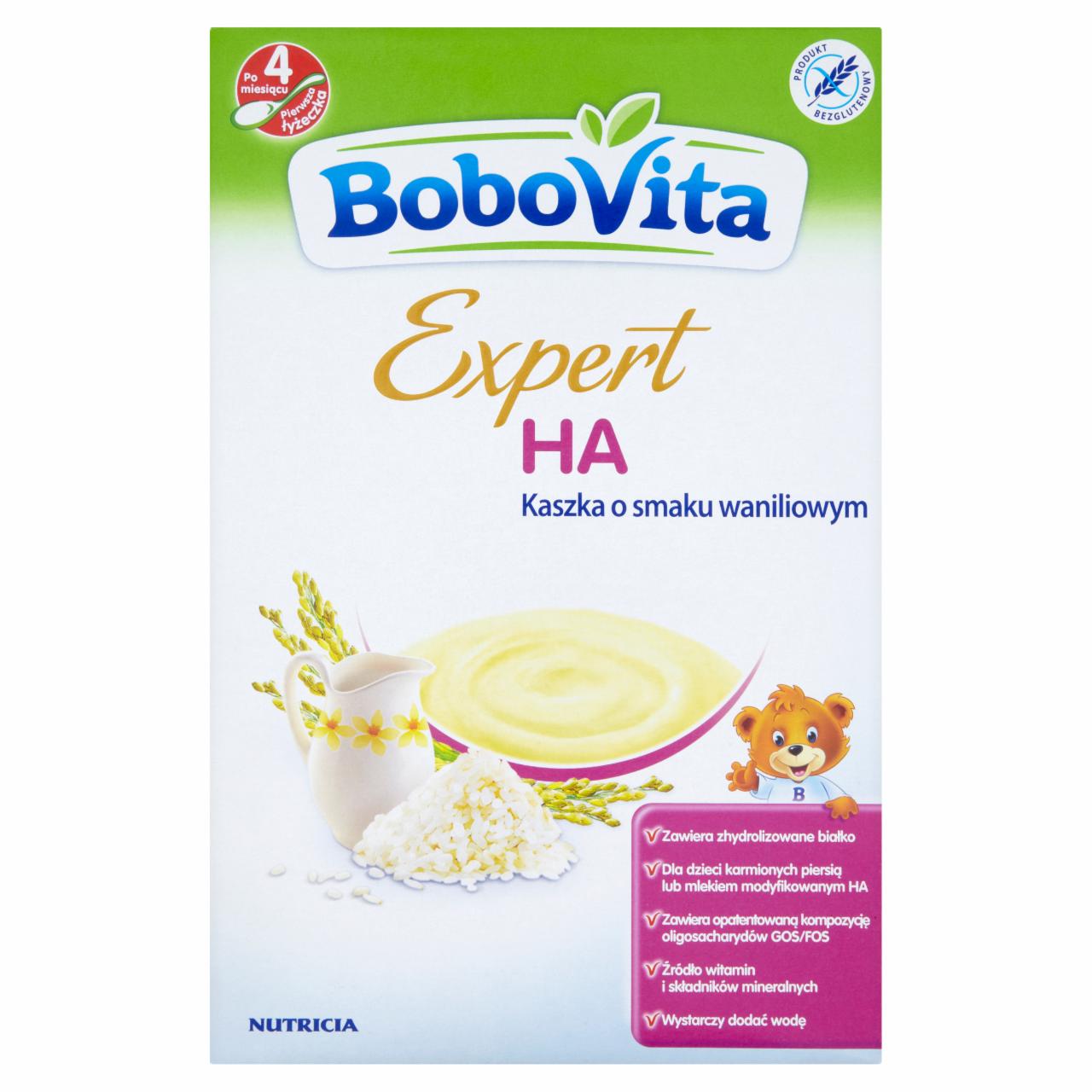 Zdjęcia - BoboVita Expert HA Kaszka o smaku waniliowym po 4 miesiącu 200 g