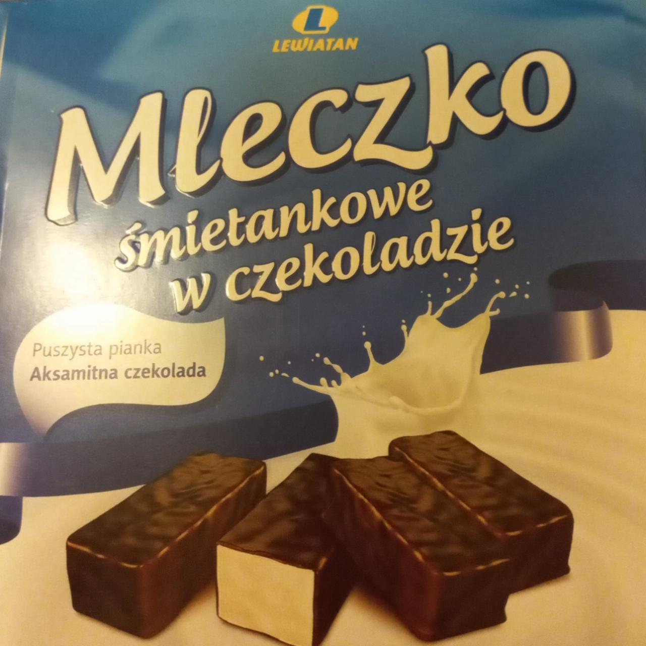 Zdjęcia - Mleczko śmietankowe w czekoladzie Lewiatan