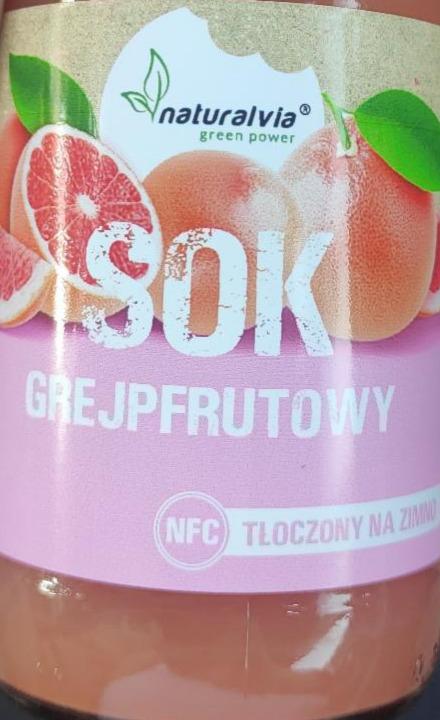 Zdjęcia - sok grejpfrutowy tłoczony na zimno Naturalvia