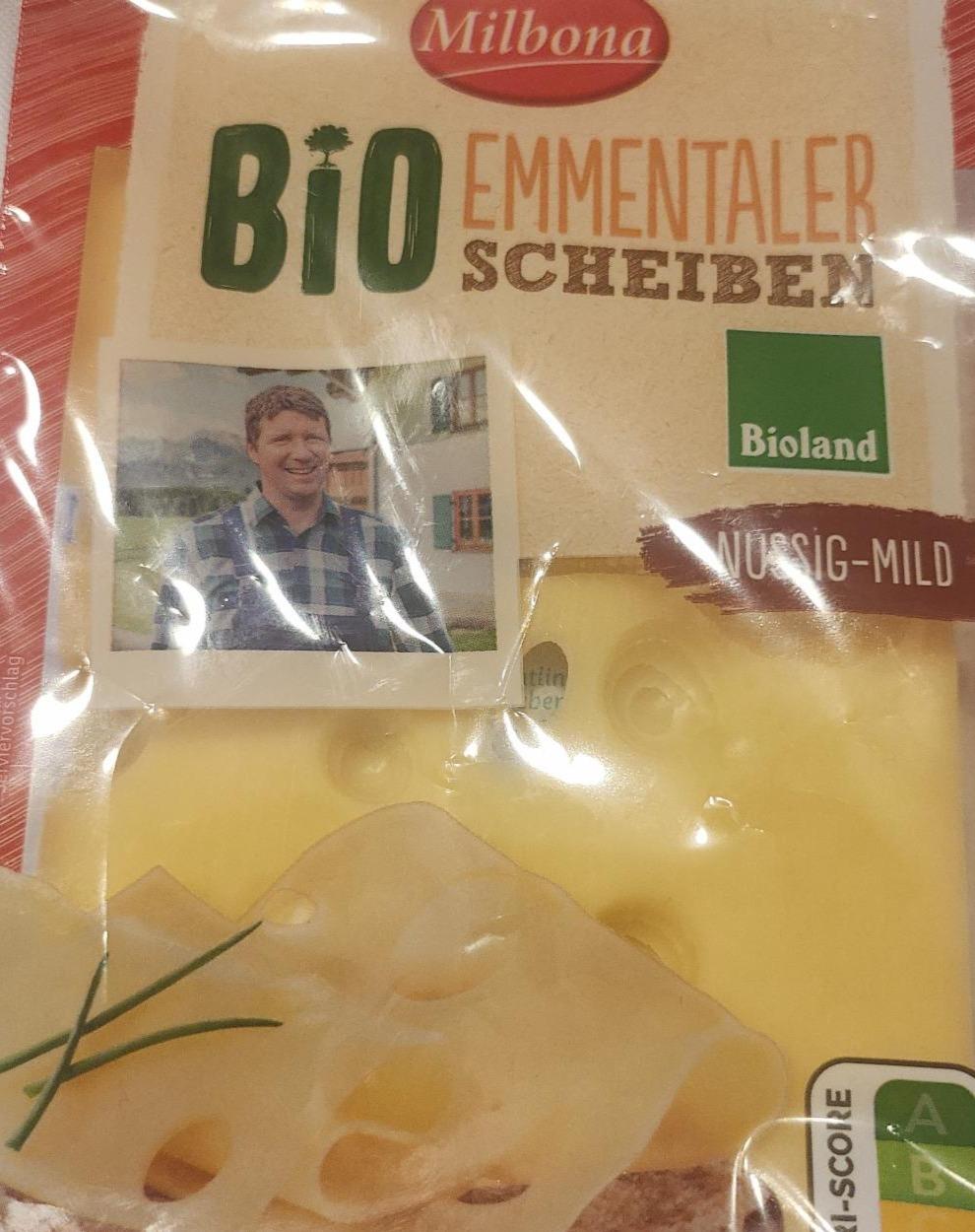 Zdjęcia - Emmentaler Scheiben nussig mild Milbona