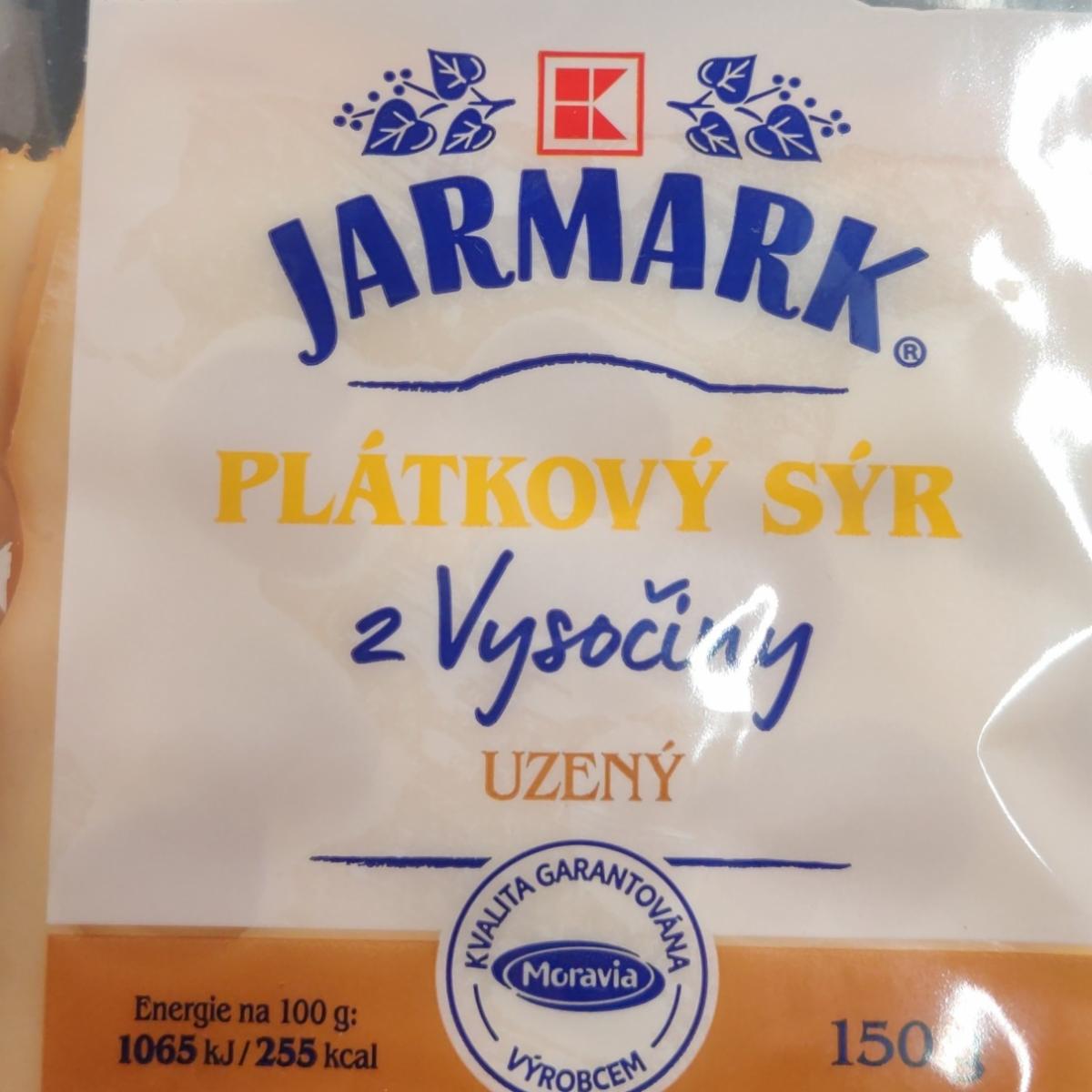 Zdjęcia - Plátkový sýr z Vysočiny uzený K-Jarmark
