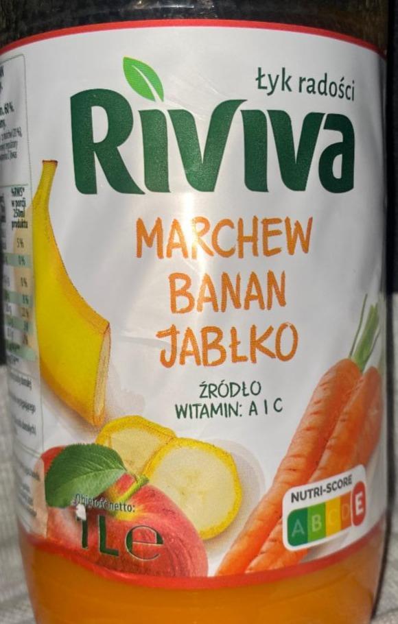 Zdjęcia - Sok marchew banan jabłko Riviva