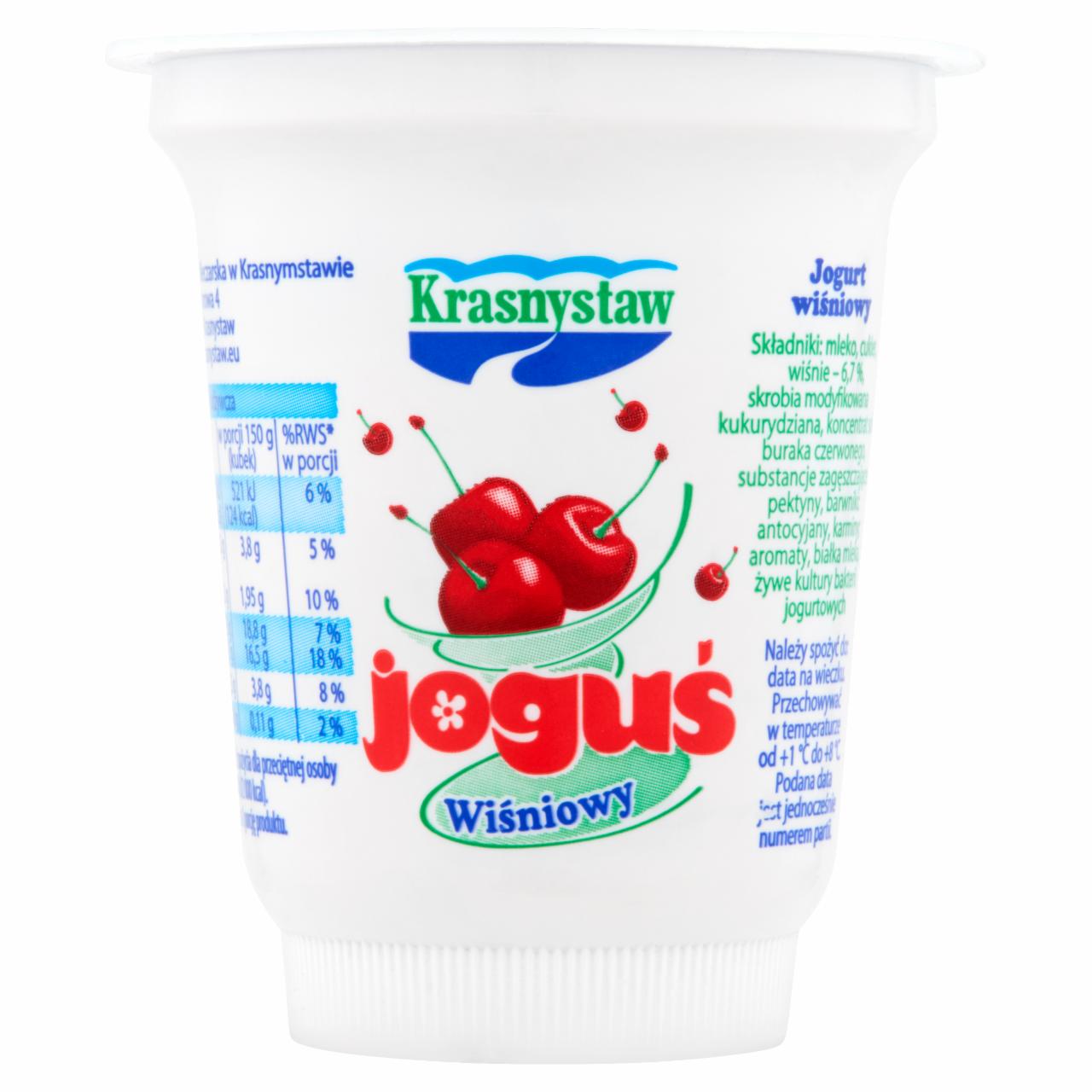 Zdjęcia - Krasnystaw Joguś Jogurt wiśniowy 150 g