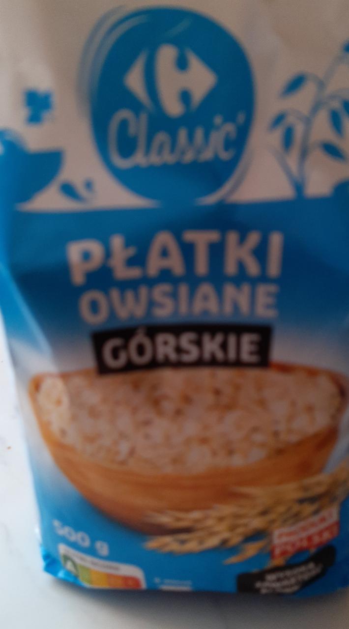 Zdjęcia - Płatki owsiane górskie Carrefour