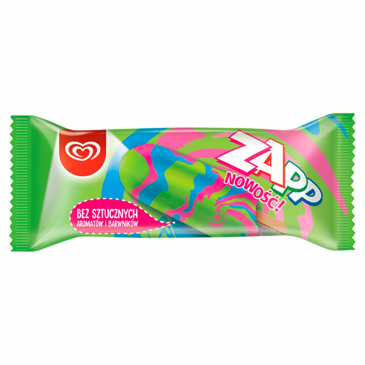 Zdjęcia - Algida Zapp Lody o smaku cytrusowo-jabłkowym 58 ml