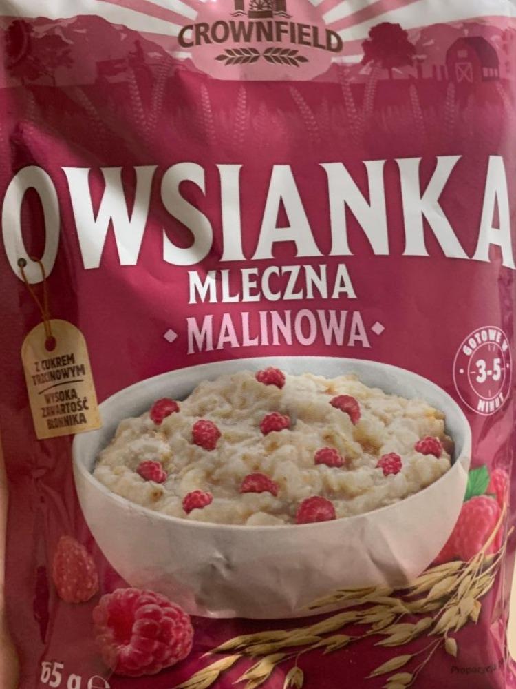 Zdjęcia - owsianka mleczna malinowa Crownfield