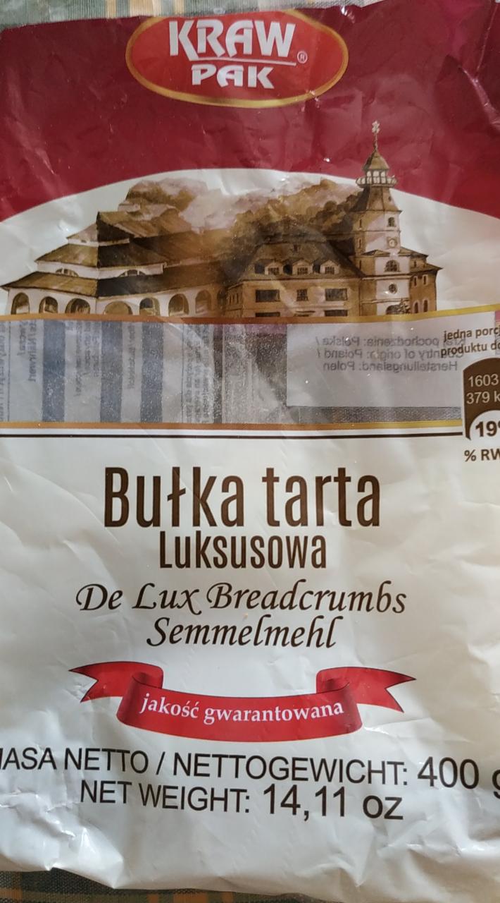 Zdjęcia - Bułka tarta luksusowa Kraw pak