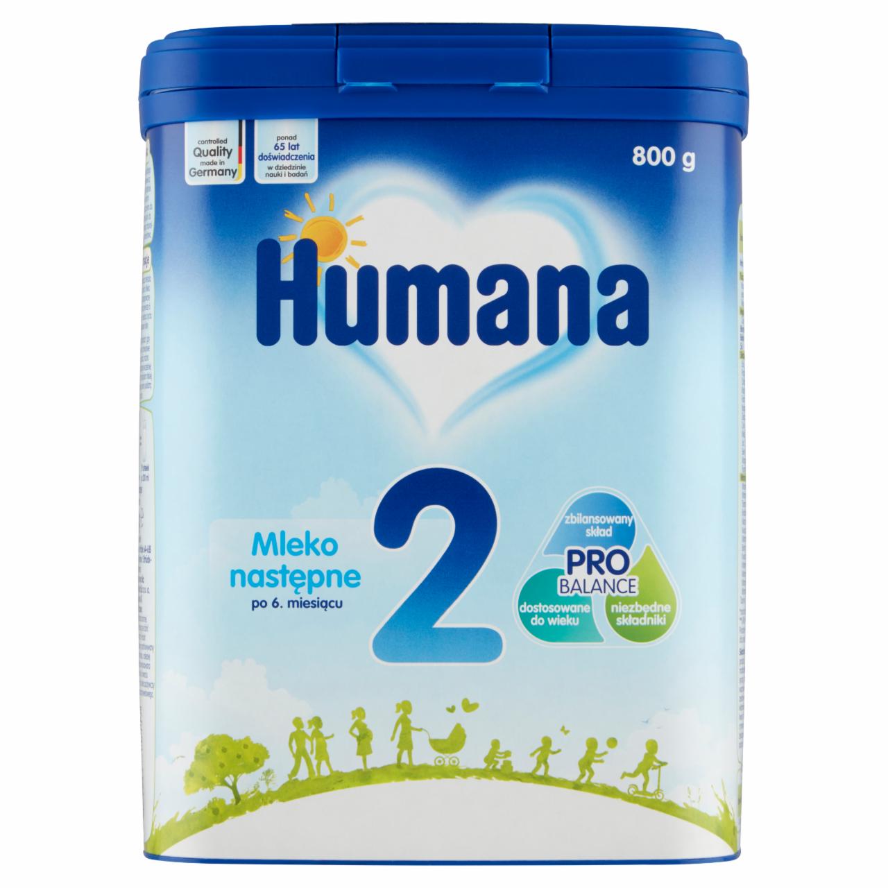 Zdjęcia - Humana 2 Mleko następne po 6. miesiącu 800 g
