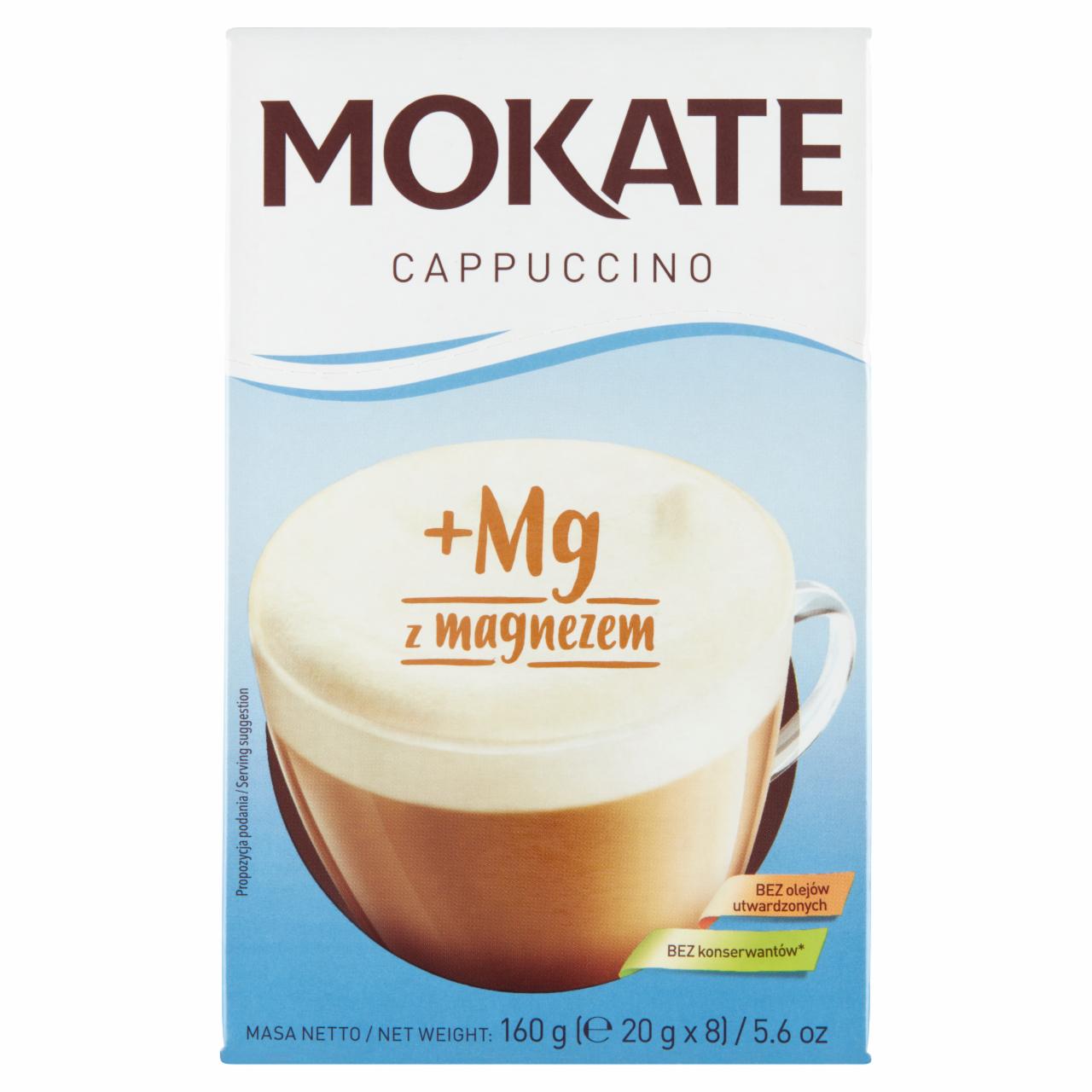 Zdjęcia - Mokate Cappuccino z magnezem 160 g (8 x 20 g)