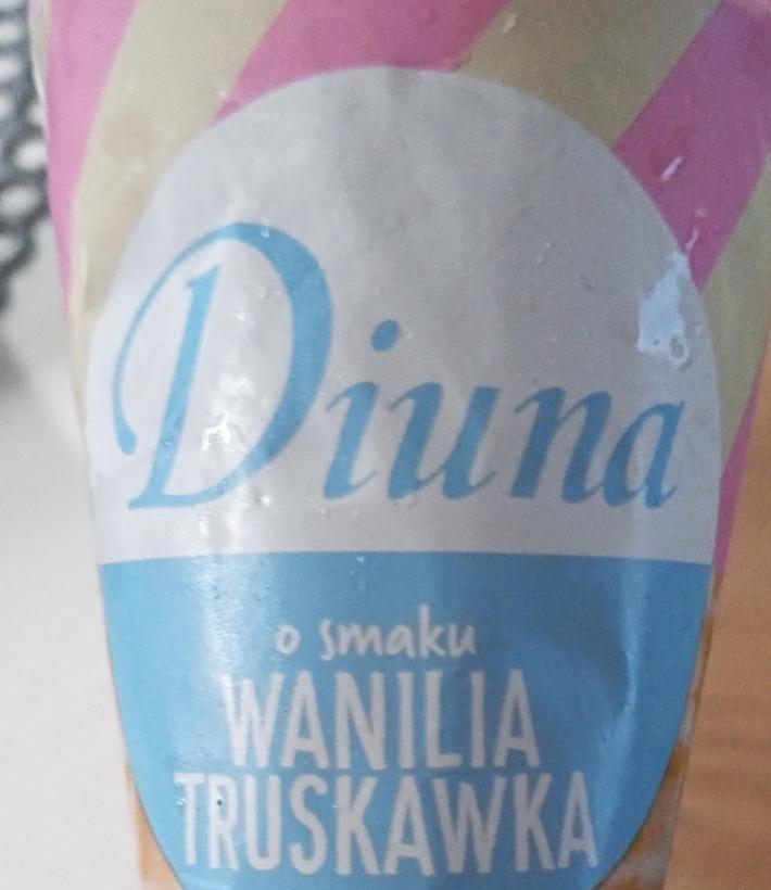 Zdjęcia - Dunia lody o smaku wanilia-truskawka