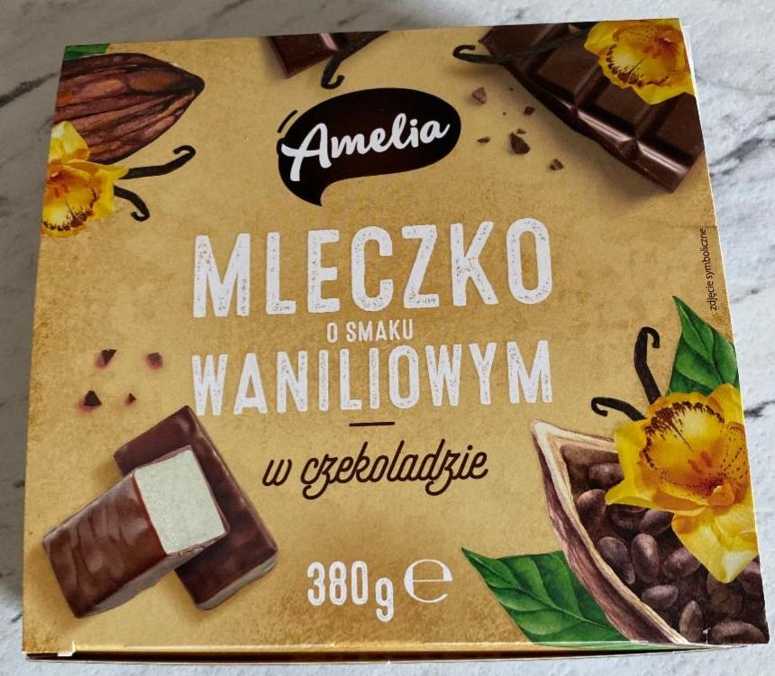 Zdjęcia - Mleczko o smaku waniliowym w czekoladzie Amelia