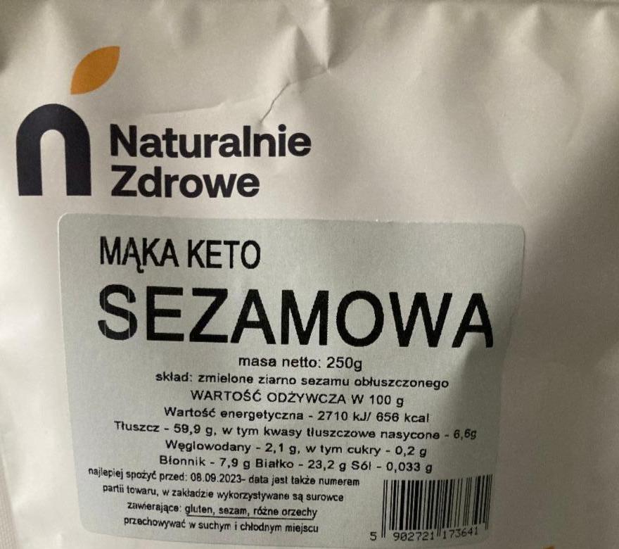 Zdjęcia - Mąka sezamowa keto Naturalnie zdrowie