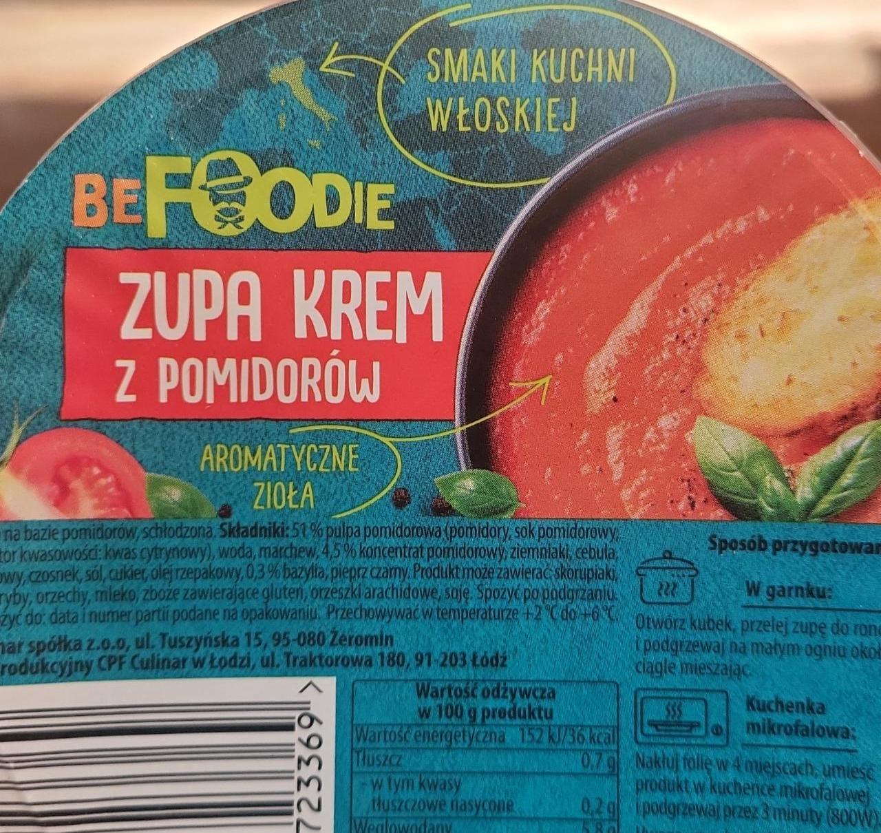 Zdjęcia - Zupa krem z pomidorów Be Foodie