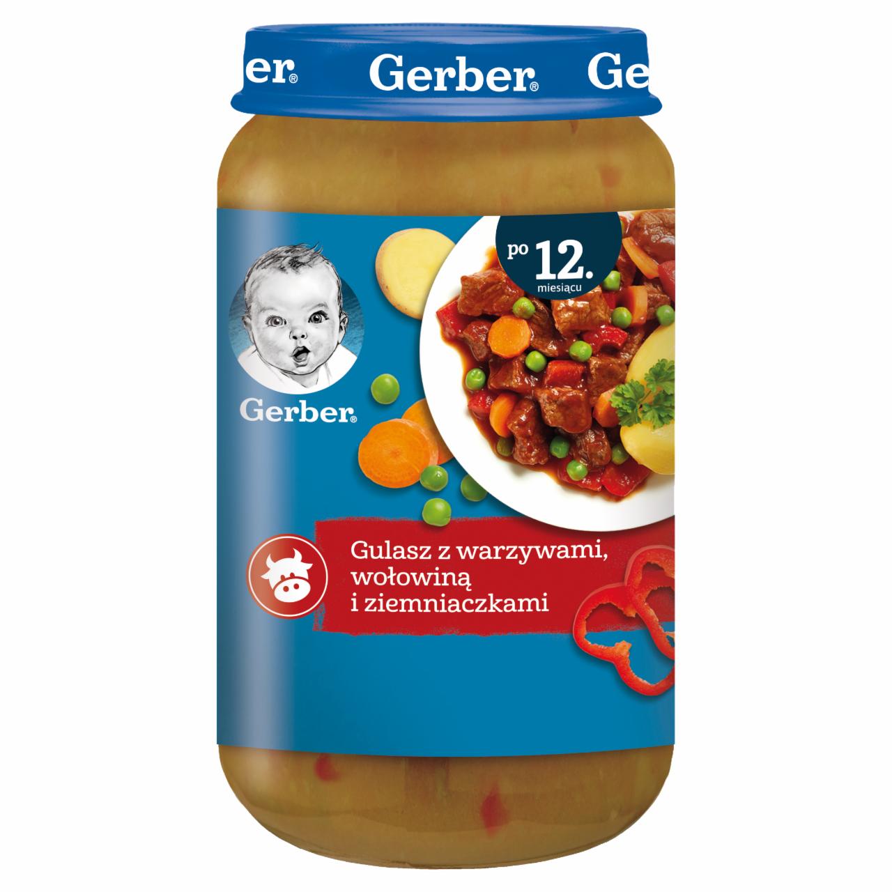 Zdjęcia - Gerber Gulasz z warzywami wołowiną i ziemniaczkami dla dzieci po 12. miesiącu 250 g