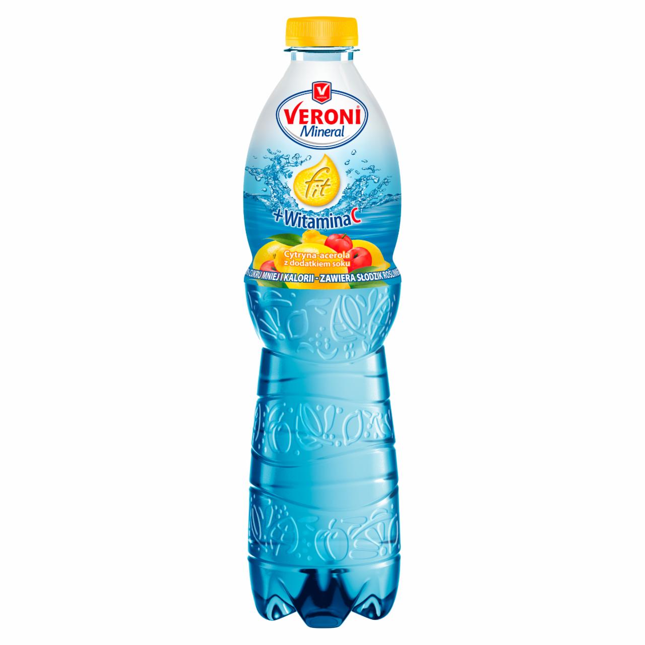 Zdjęcia - Veroni Mineral Fit Cytryna-acerola z dodatkiem soku Napój niegazowany 1,5 l