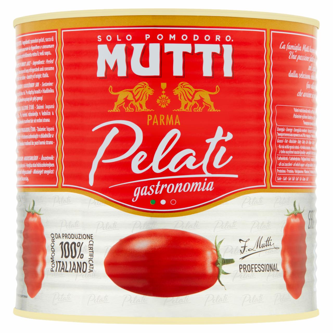 Zdjęcia - Mutti Obrane pomidory w soku pomidorowym 2500 g