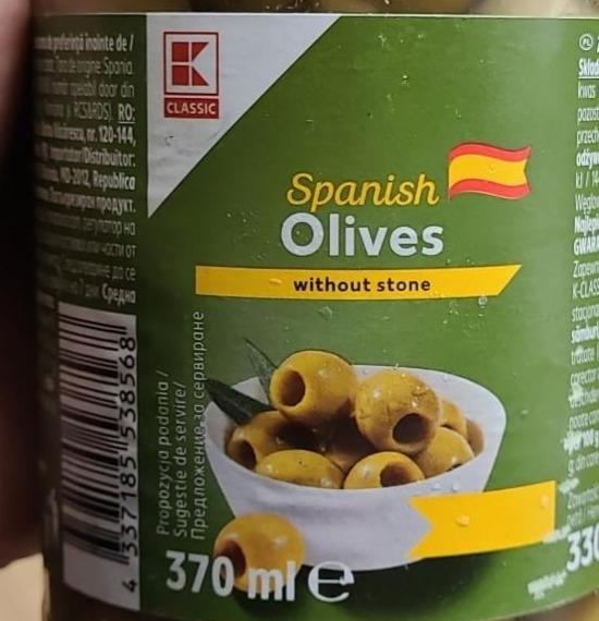 Zdjęcia - Spanish olives without stone K-Classic
