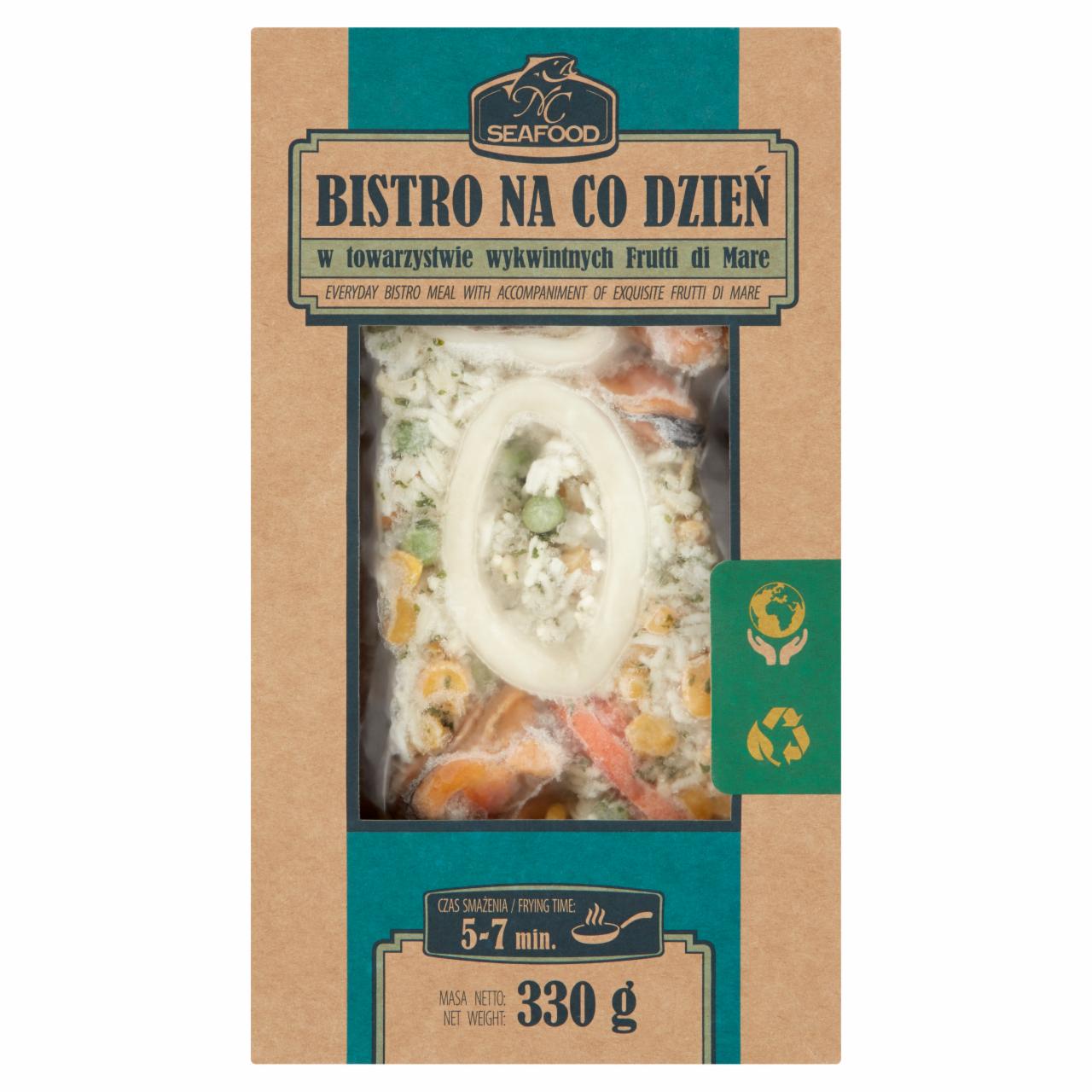 Zdjęcia - NC Seafood Bistro na co dzień w towarzystwie wykwintnych frutti di mare 330 g