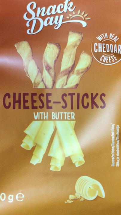 Zdjęcia - Cheese-Sticks with Butter Snack Day