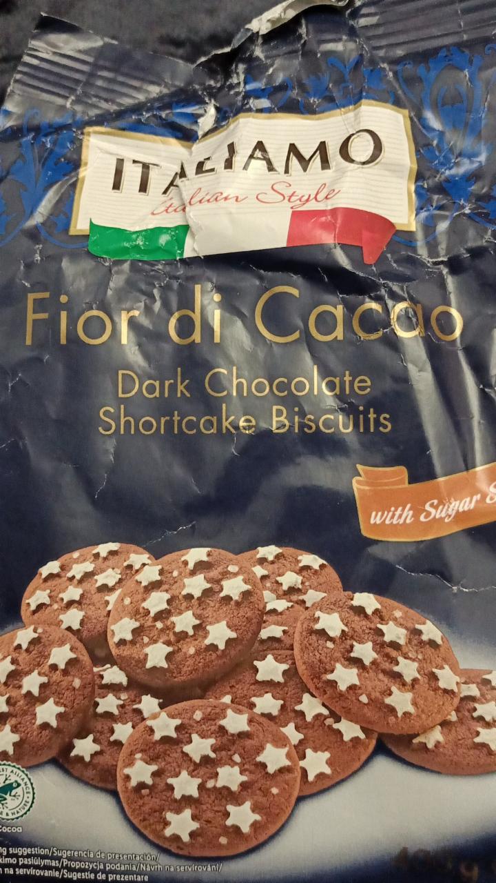 Zdjęcia - Fior di Cacao Dark chocolate biscuits Italiamo