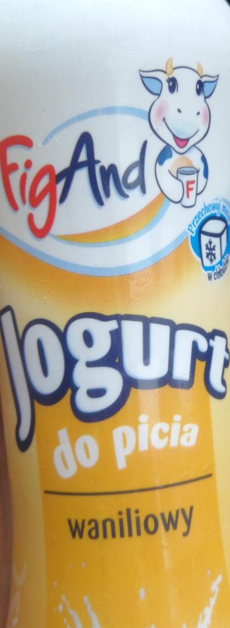 Zdjęcia - Figand Jogurt do picia o smaku waniliowym