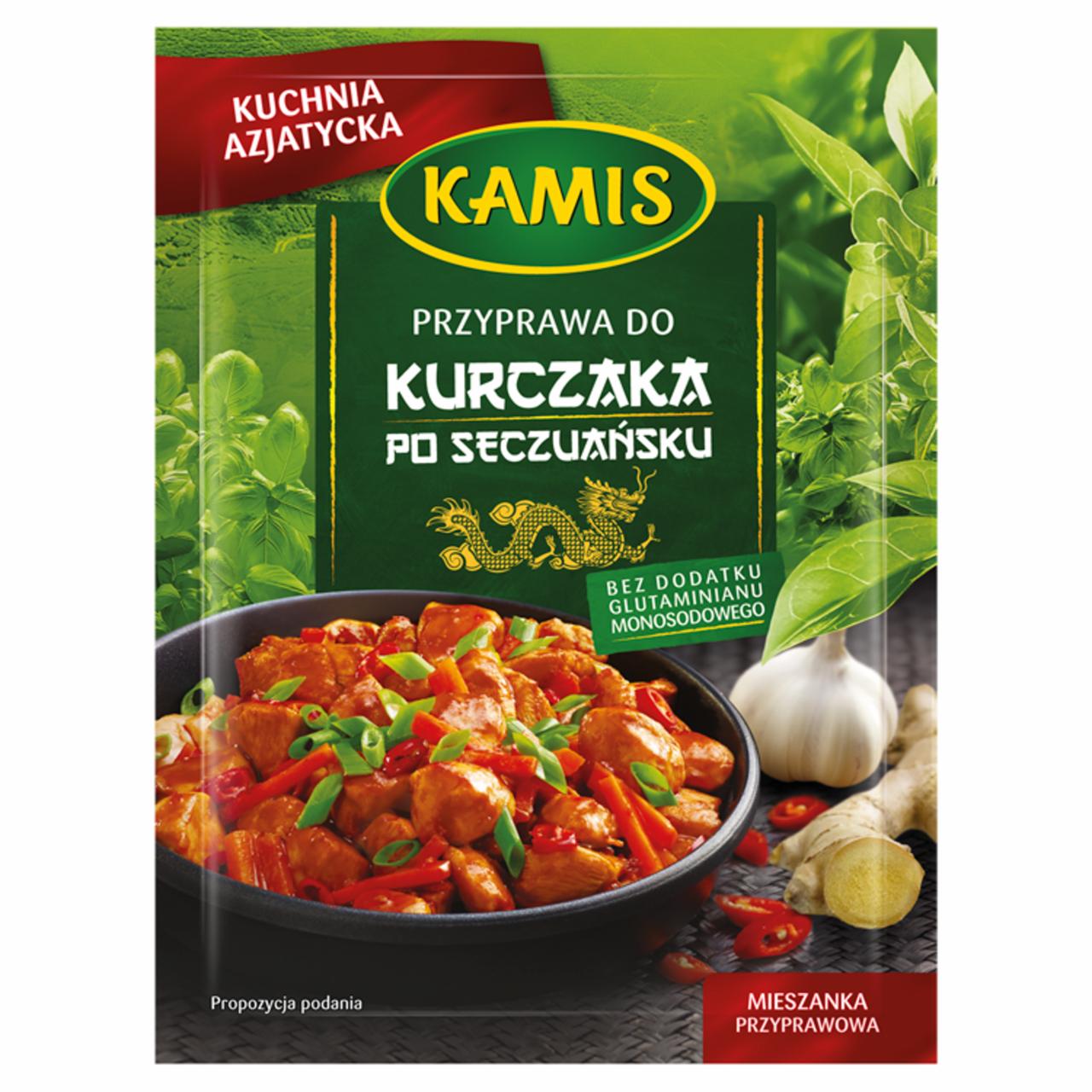 Zdjęcia - Kamis Kuchnia Azjatycka Przyprawa do kurczaka po seczuańsku Mieszanka przyprawowa 23 g