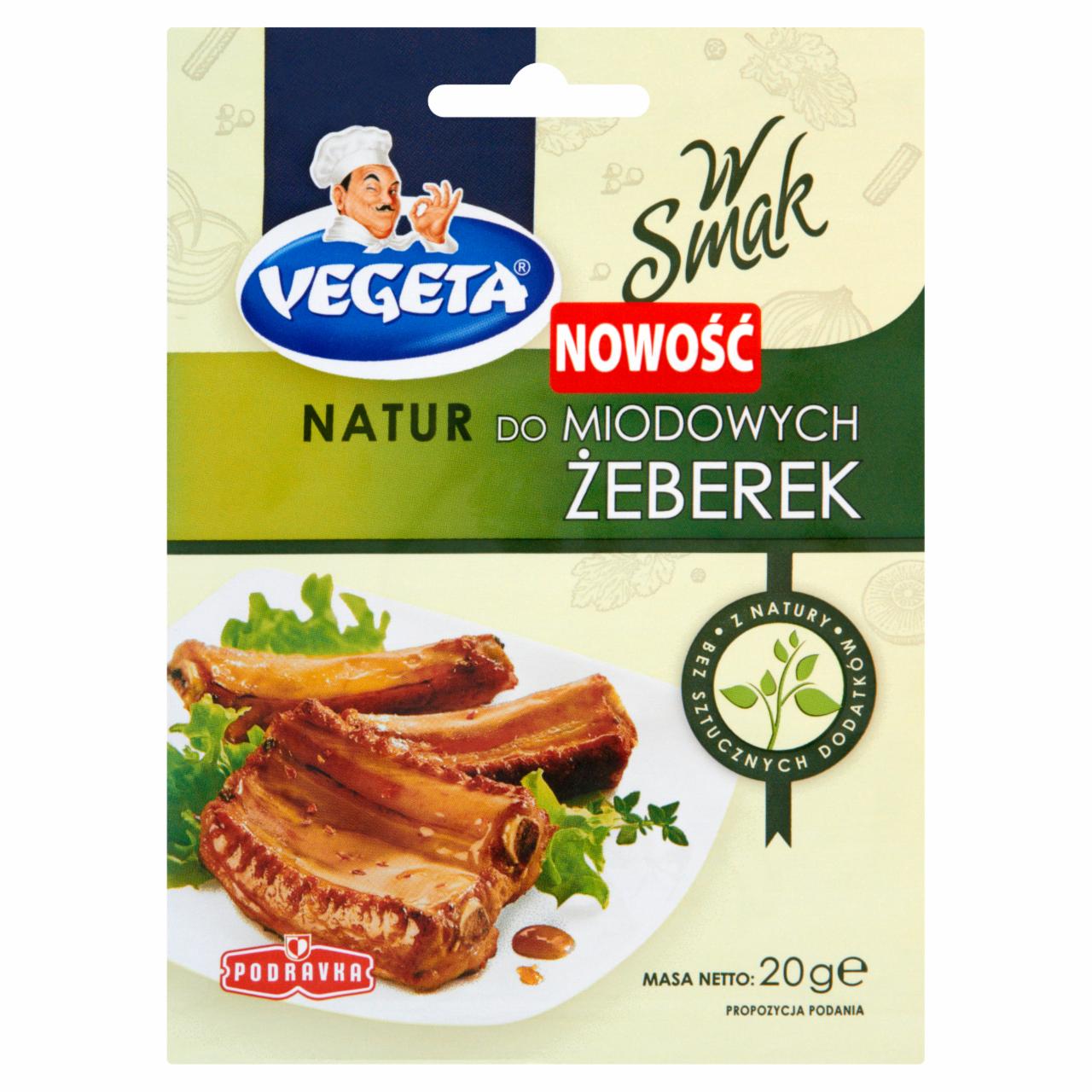 Zdjęcia - Vegeta Natur Do miodowych żeberek Przyprawa 20 g