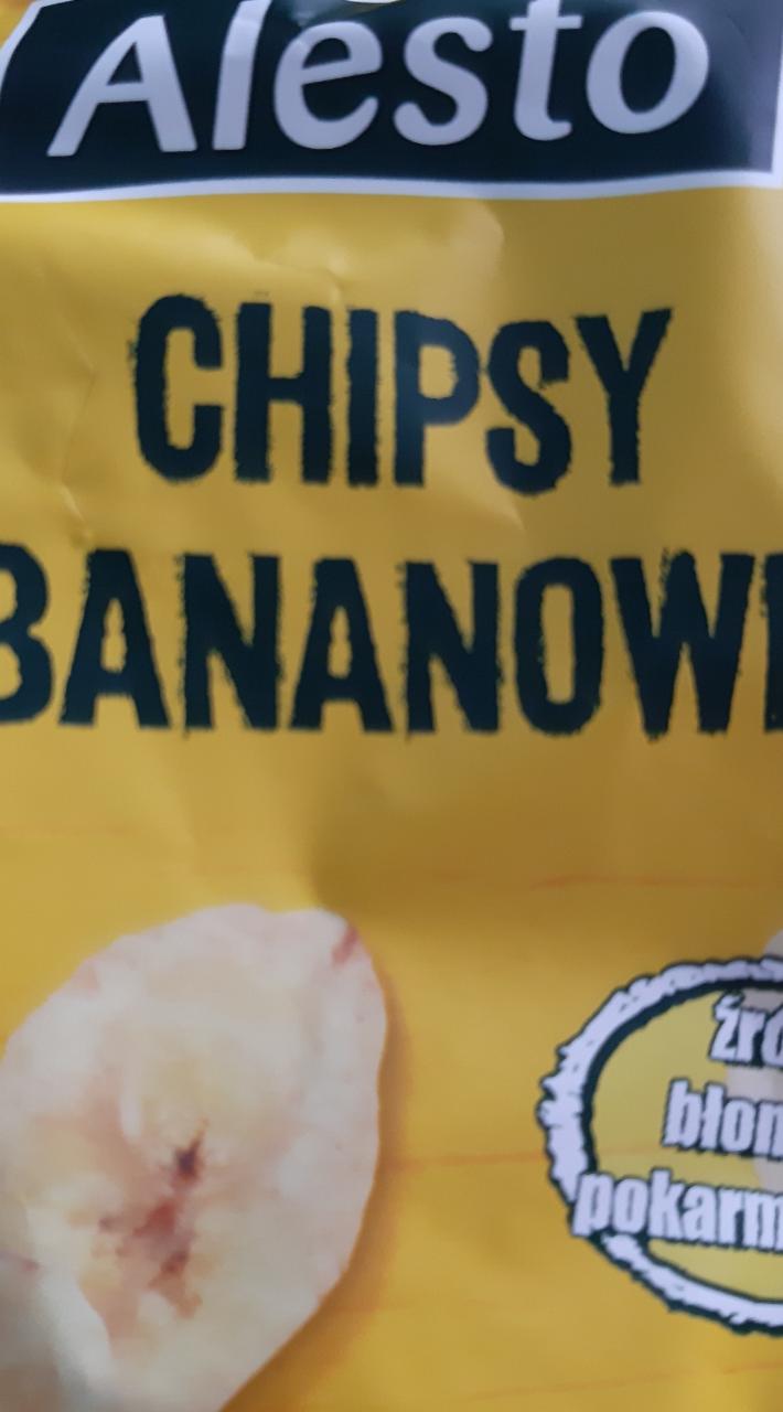 Zdjęcia - Alesto chipsy bananowe 