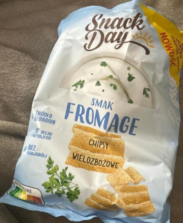 Zdjęcia - Chipsy wielozbożowe smak fromage Snack day