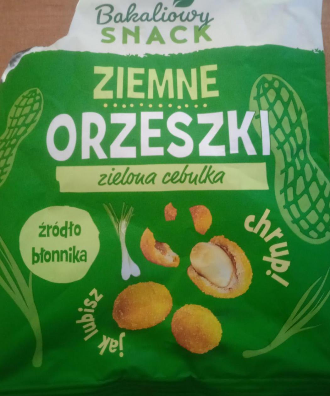 Zdjęcia - Ziemne Orzeszki Zielona Cebulka Bakaliowy Snack