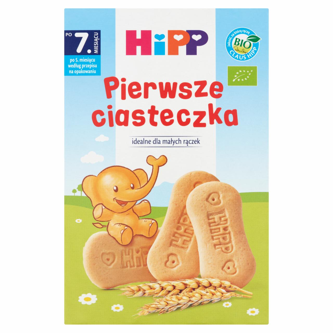 Zdjęcia - HiPP BIO Pierwsze ciasteczka po 7. miesiącu 150 g