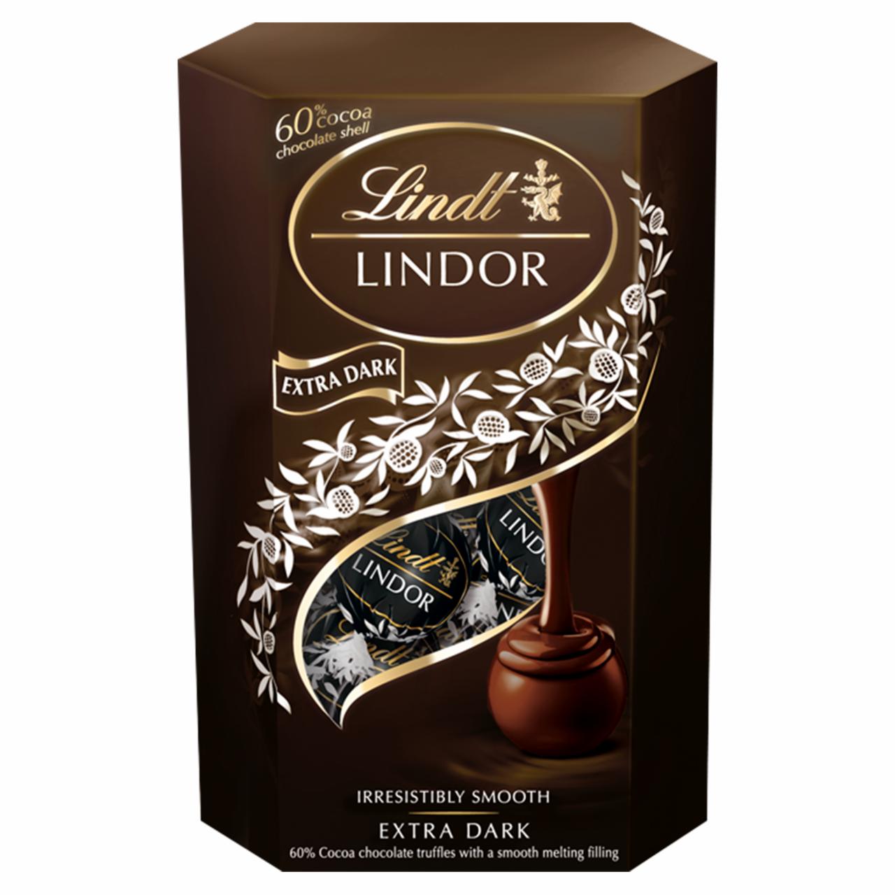 Zdjęcia - Lindt Lindor Praliny z gorzkiej czekolady 60% kakao 200 g