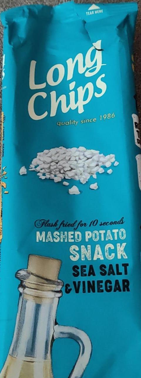 Zdjęcia - Long Chips mashed potato snack sea salt & vinegar