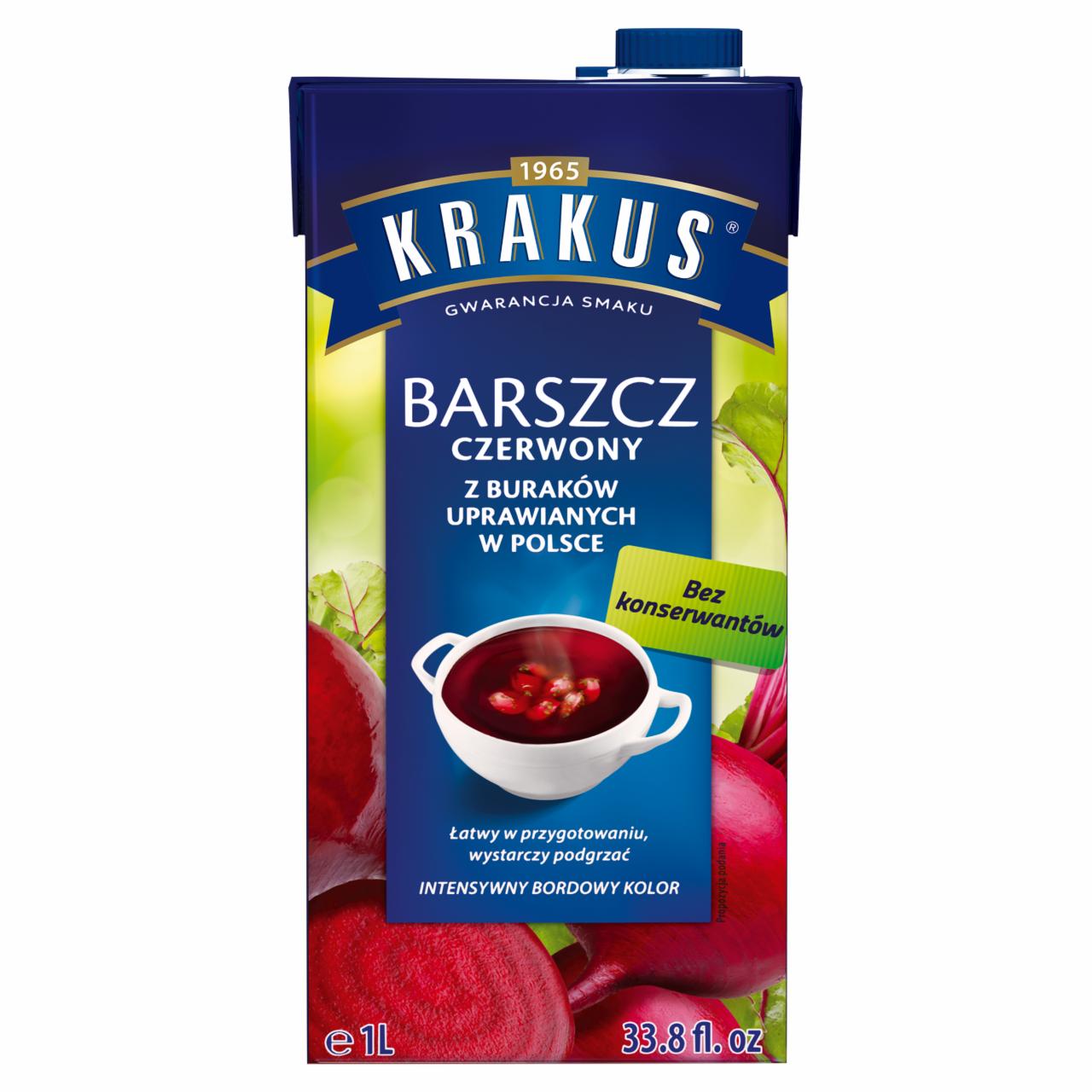 Zdjęcia - Krakus Zupa barszcz czerwony 1 l