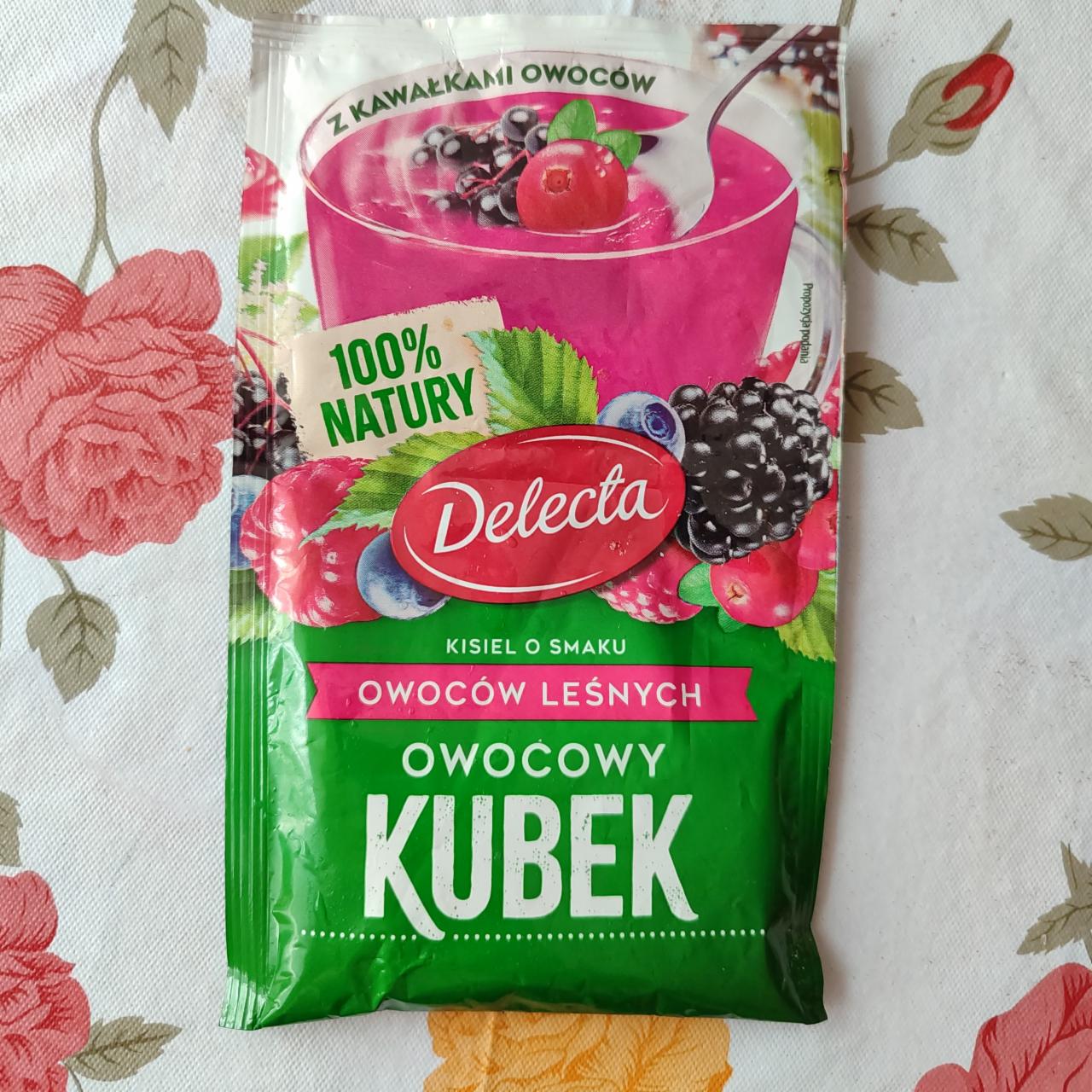 Zdjęcia - Delecta Owocowy kubek Kisiel smak owoce leśne 30 g