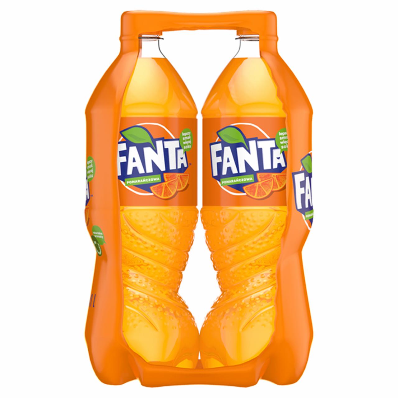 Zdjęcia - Fanta Pomarańczowa Napój gazowany 2 x 1,5 l