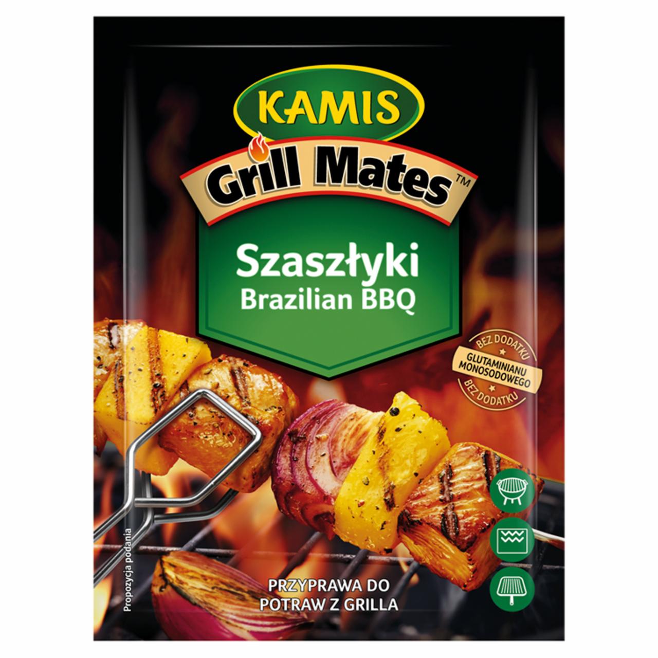 Zdjęcia - Kamis Grill Mates Szaszłyki Brazilian BBQ Przyprawa do potraw z grilla 20 g